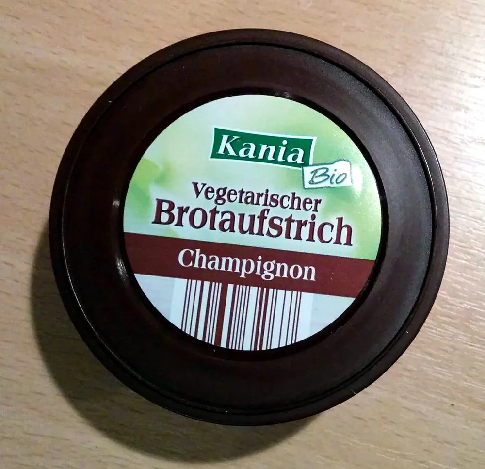 Vegetarischer Brotaufstrich Champignon