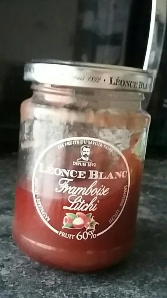 Confiture framboise /litchi