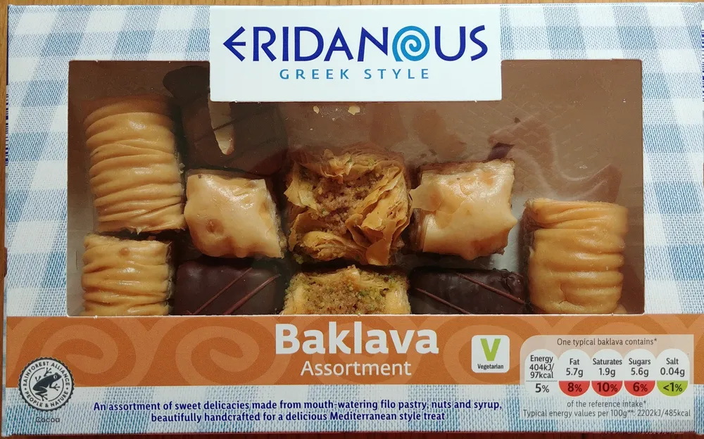 Baklava assortment