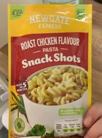 Snack shot pasta: roast chicken flavour