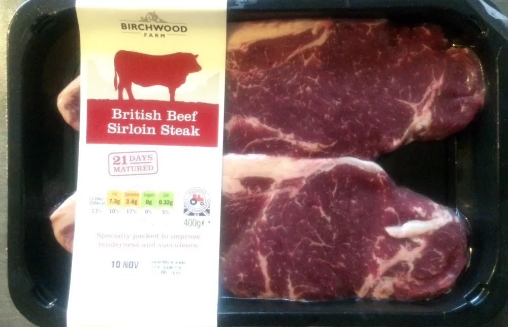 British beef sirloin steak