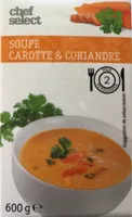 Soupe carotte et coriandre
