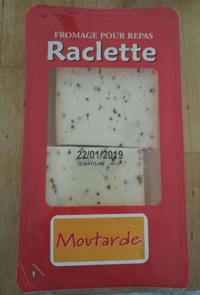 Fromage pour repas raclette - moutarde