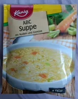 ABC Suppe mit Nudeln und Gemüse