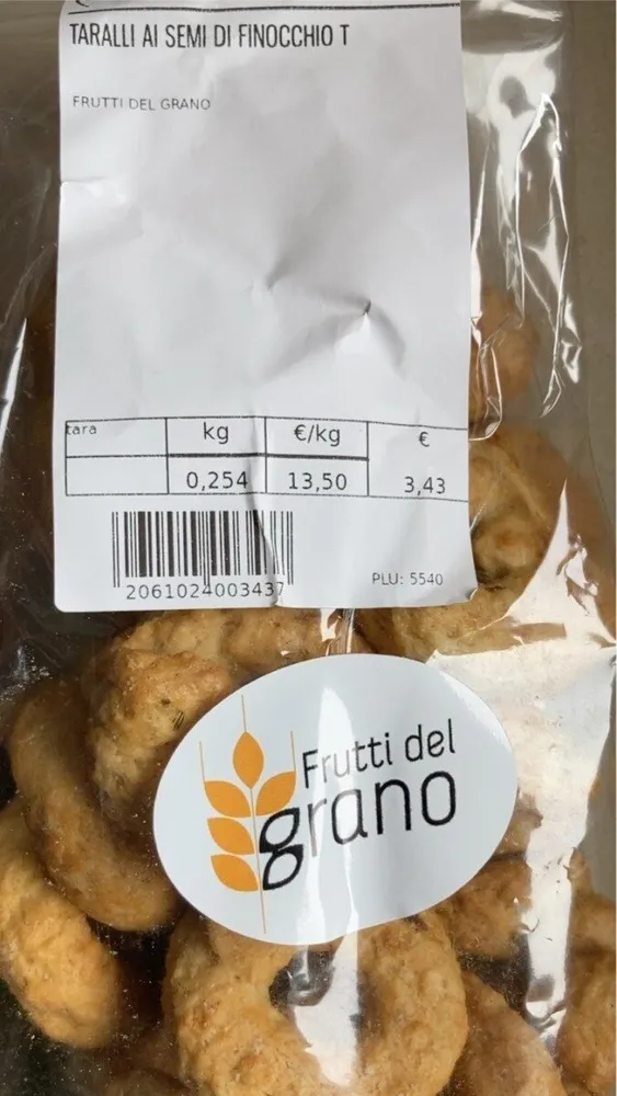 Taralli ai semi di finocchio Buratto