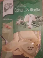 Cappelletti Epinard et ricotta