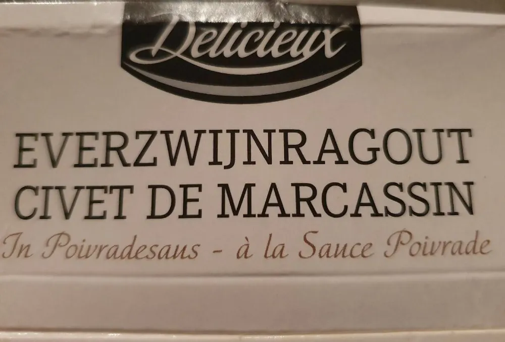 Civet de marcassin