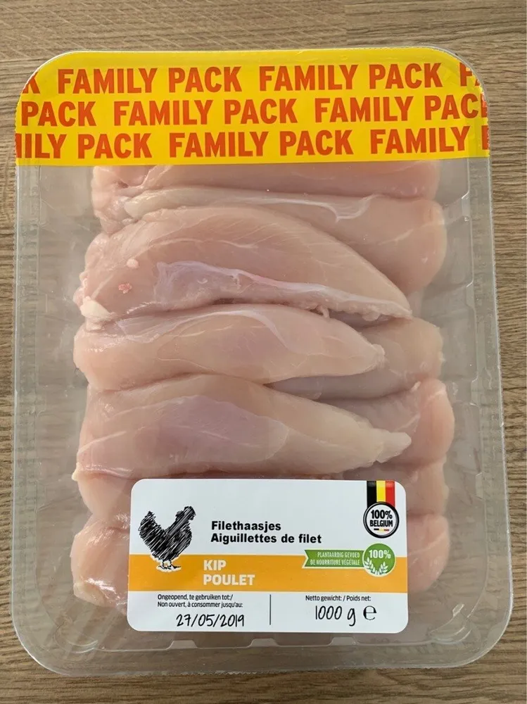 Aiguillettes de filet de poulet