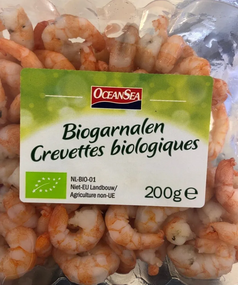 Crevettes biologiques
