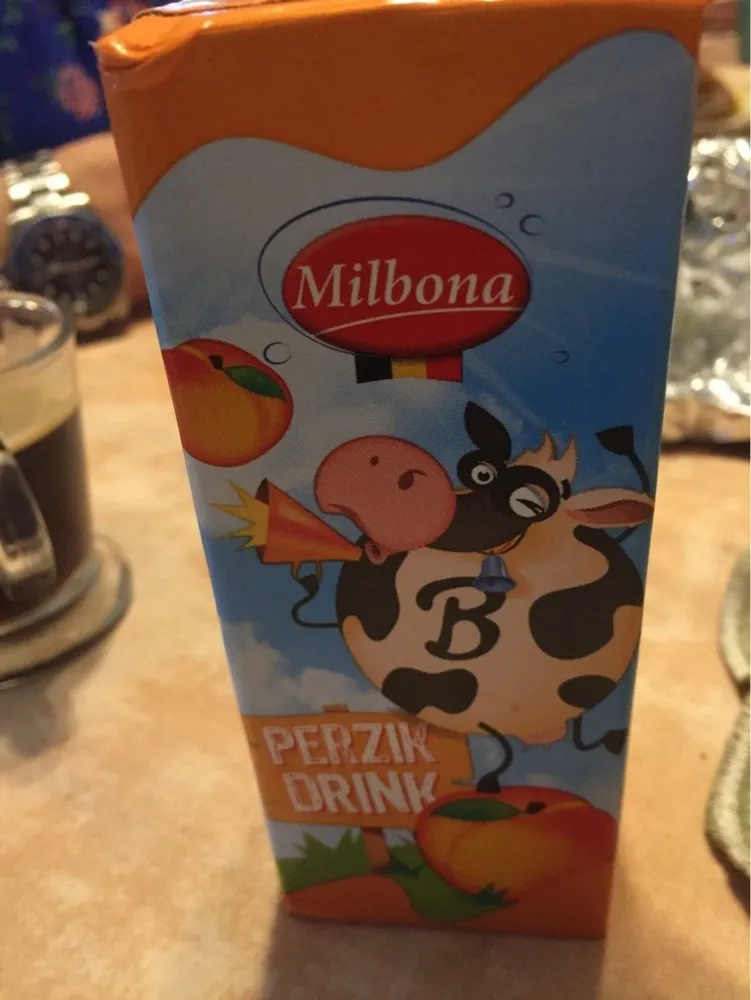 Perzik Drink 6 Pakjes X 200 ML (milbona)
