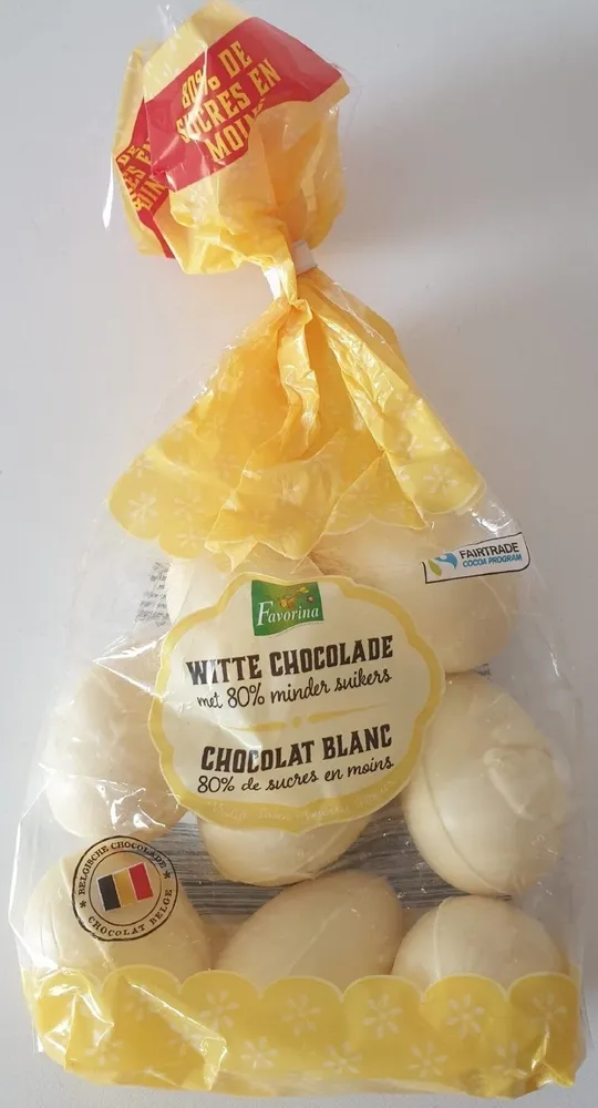 Chocolat blanc (oeufs)