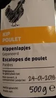 Escalopes de poulet panées