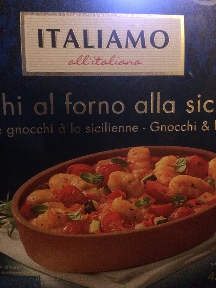 Gratin de gnocchi à la sicilienne et légumes