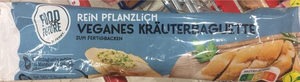Veganes Kräuterbaguette