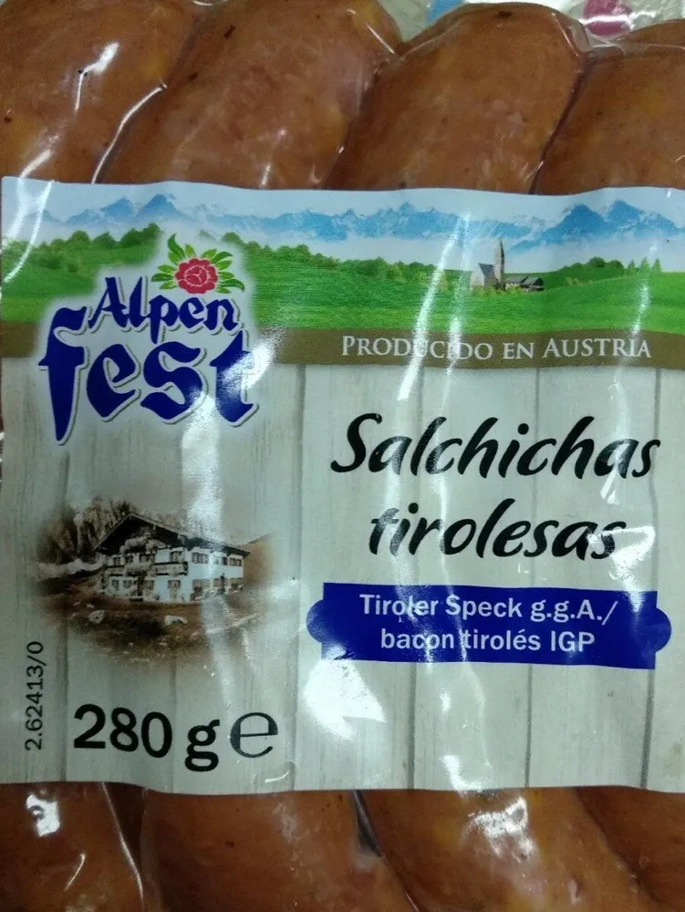 Salchichas tirolesas