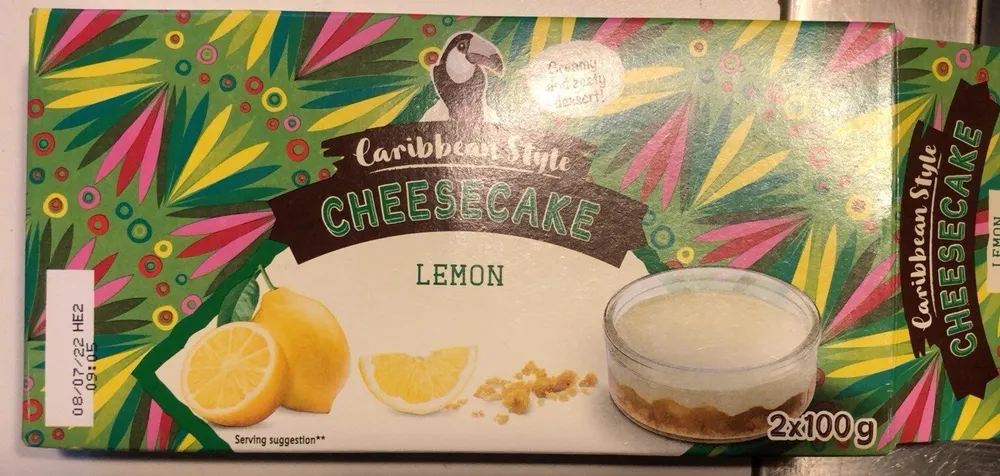 Cheesecake lemon Caribbean style