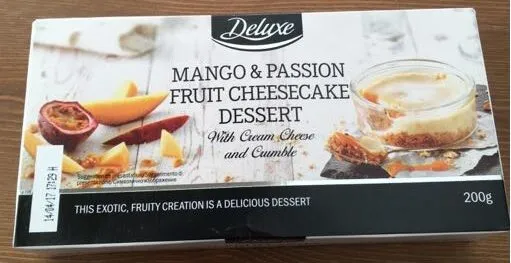 Mango & Passion Fruit Cheesecake