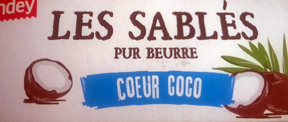 Les Sablés Pur Beurre Cœur Coco