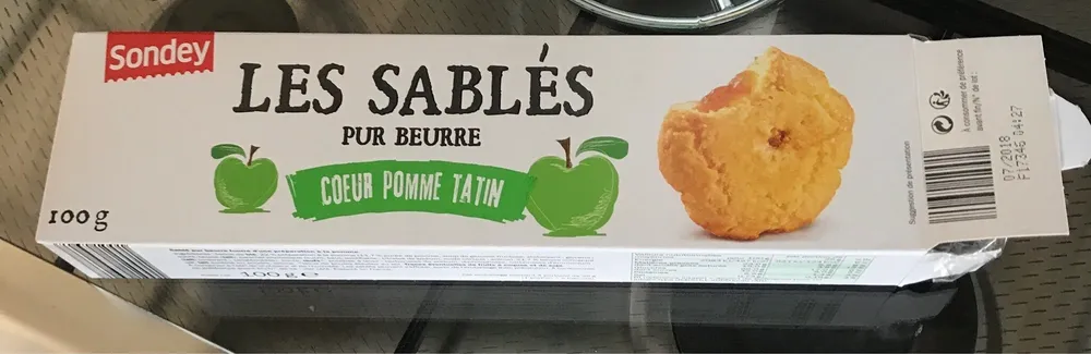 Les sablés pur beurre pomme tatin