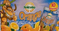 Funny fruit drink orange