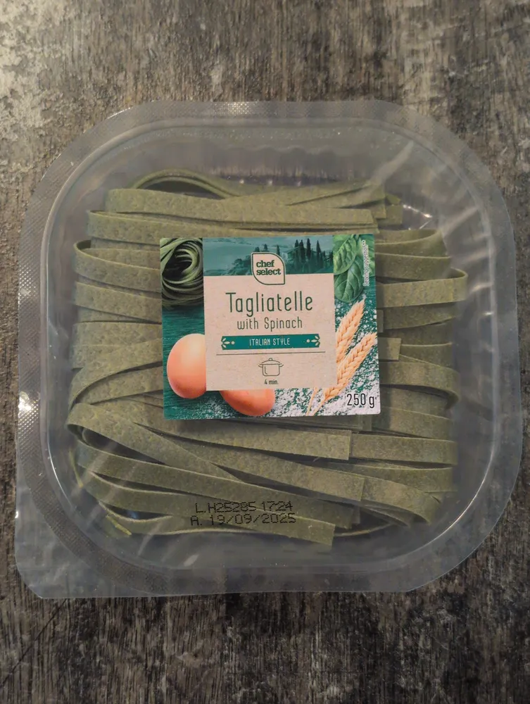 Tagliatelle with Spinach