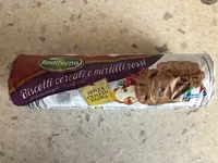 Biscotti cereali e mirtilli rossi