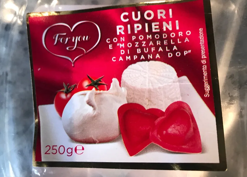 CUORI RIPIENI CON POMODORO E 