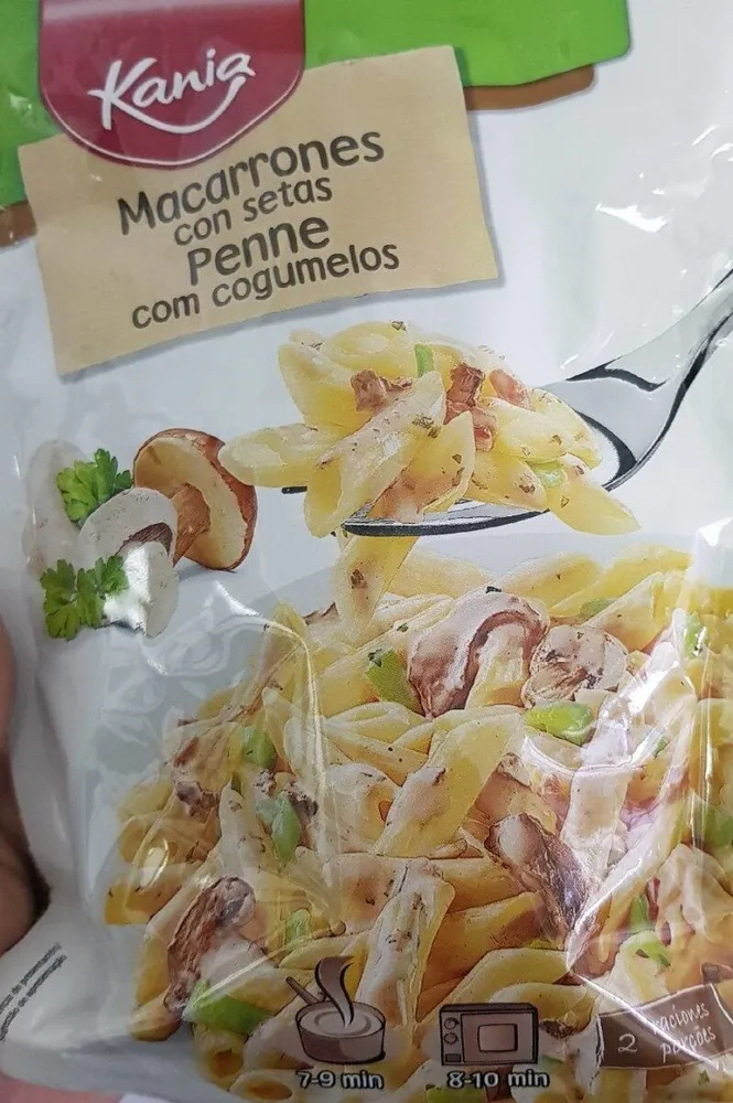 Macarrones con setas