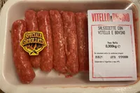 Salsiccette con vitello e bovino
