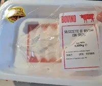 Salsiccette di bovino con speck