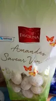 Amandes enrobées de chocolat blanc saveur Vanille