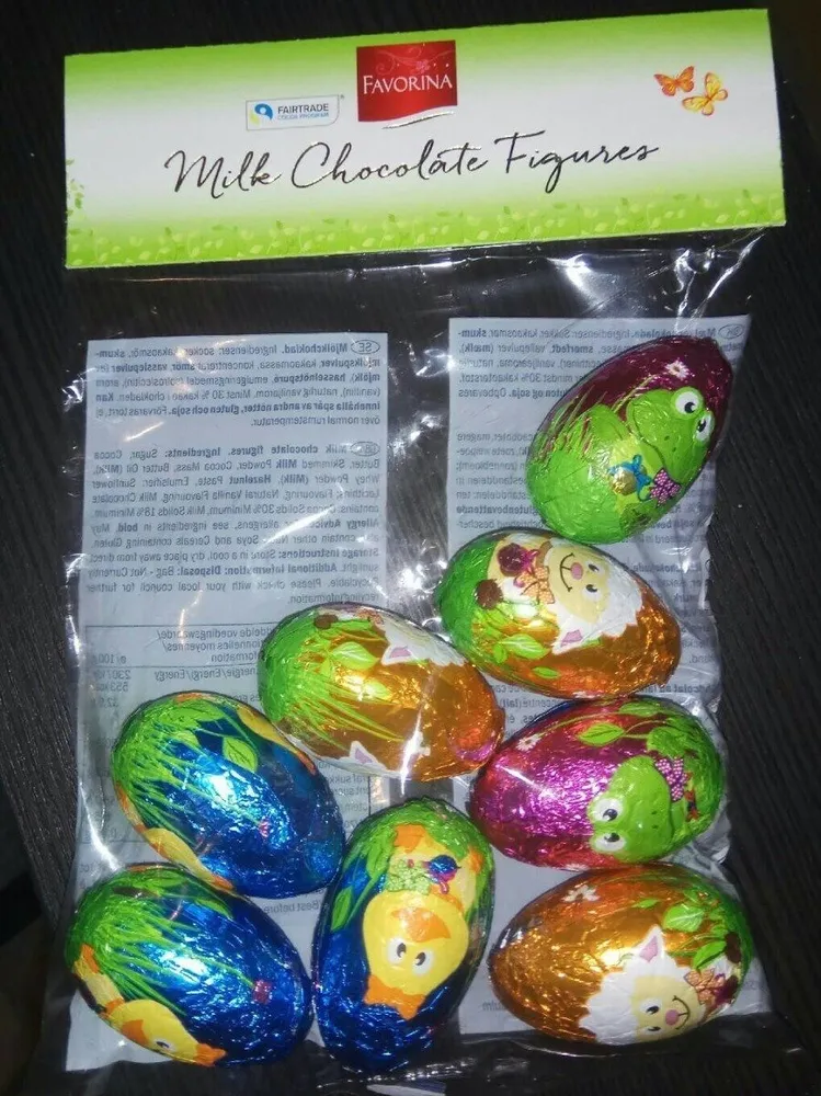 Milk chocolate figures
