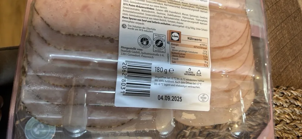 Puten-Kräuterschinken