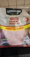 Crumbed irish ham