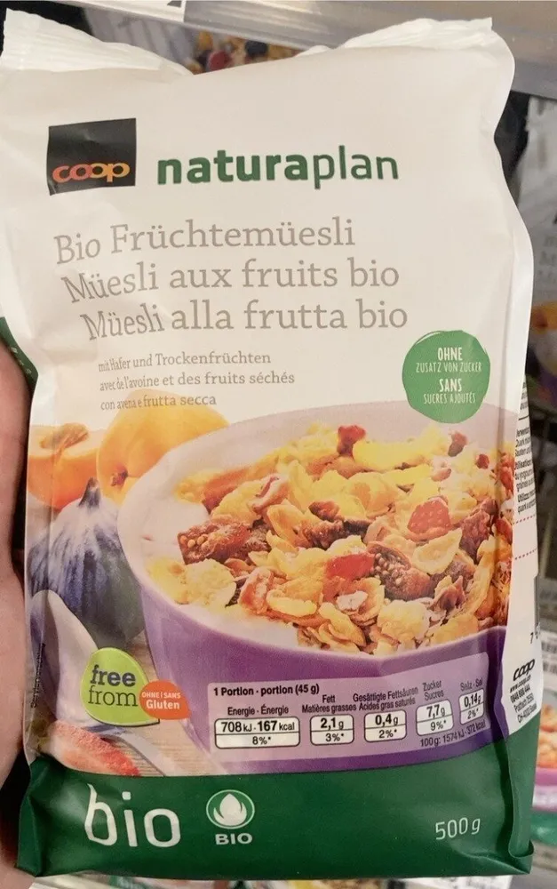 Müesli aux fruits bio