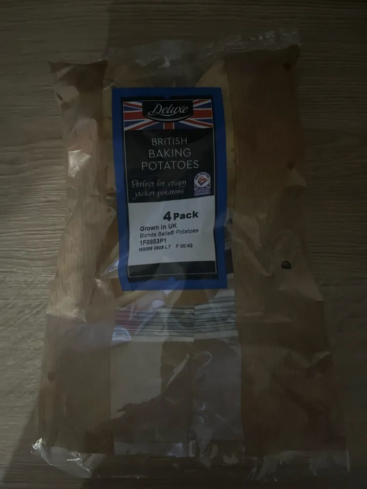 BRITISH BAKING POTATOES