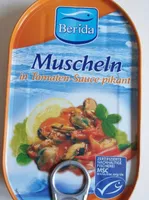 Miesmuscheln in Tomatensauce pikant