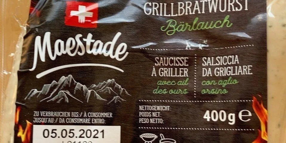 Bärlauch Bratwurst