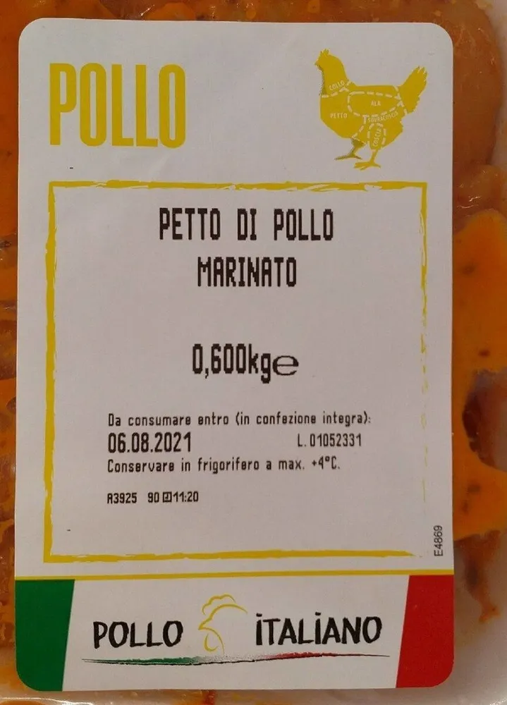 Petto di pollo marinato