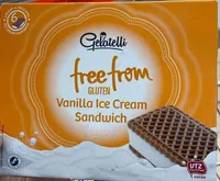 Vanilla ice cream sandwich