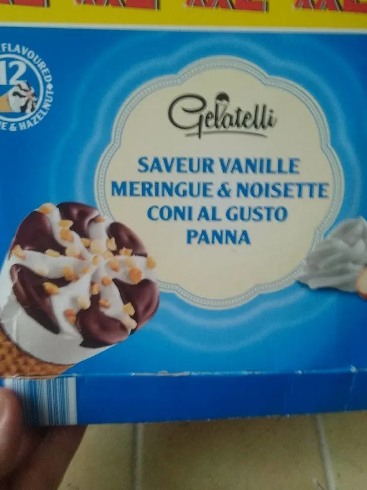 SAVEUR VANILLE MERINGUE & NOISETTE CONI AL GUSTO PANNA