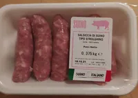 Salsiccia di suino tipo strolghino