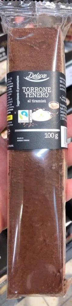 Torrone nero al tiramisu