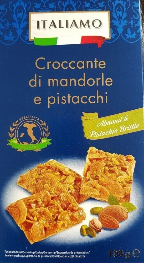 Croccante di mandorle e pistacchi