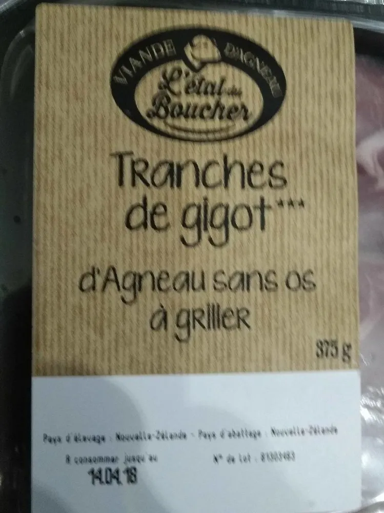 Tranche de gigot