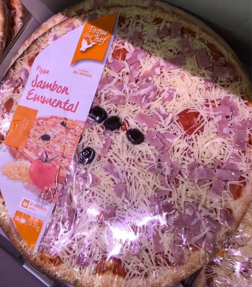 Pizza jambon fromage
