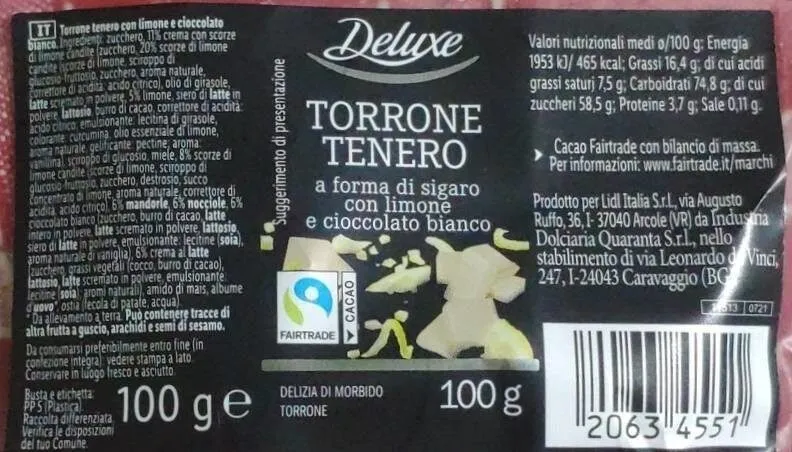 Torrone tenero