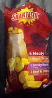 6 meaty crisps