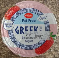 Fat Free Greek Style Strawberry Yogurt