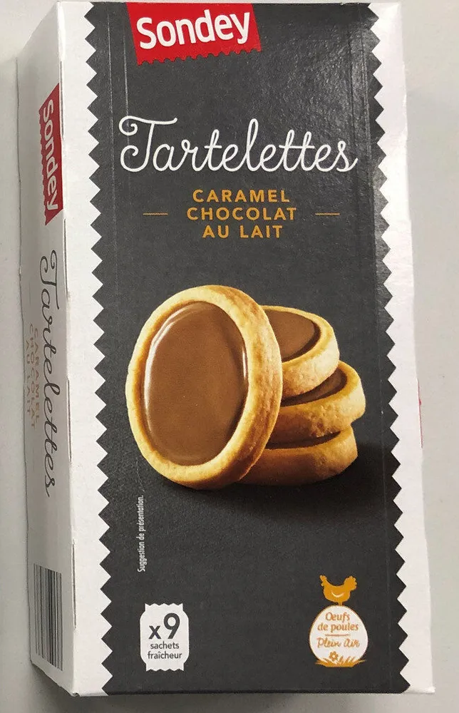 Tartelettes ovales pur beurre chocolat-caramel
